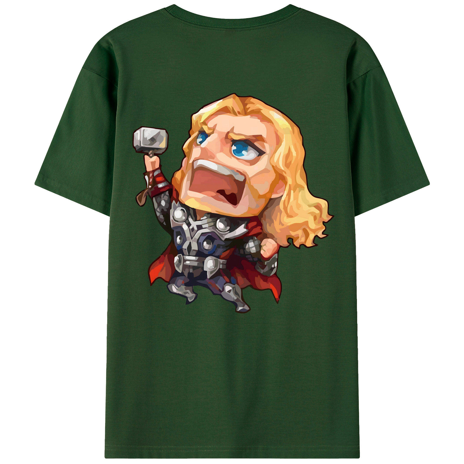 （画像用） アベンジャーズ The Avengers 綿100％半袖Tシャツ（背面プリント）